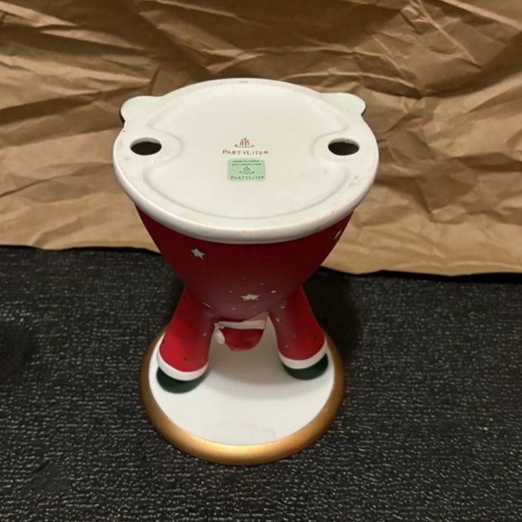 PartyLite Holiday Cheer Santa Claus Pillar Holder - Picture 6 of 9